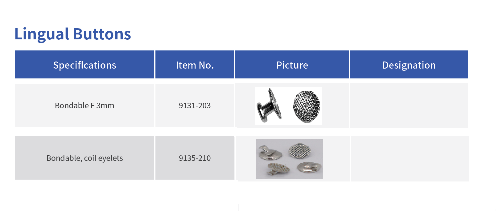 Кнопки круглые 10шт Shinye Orthodontic
